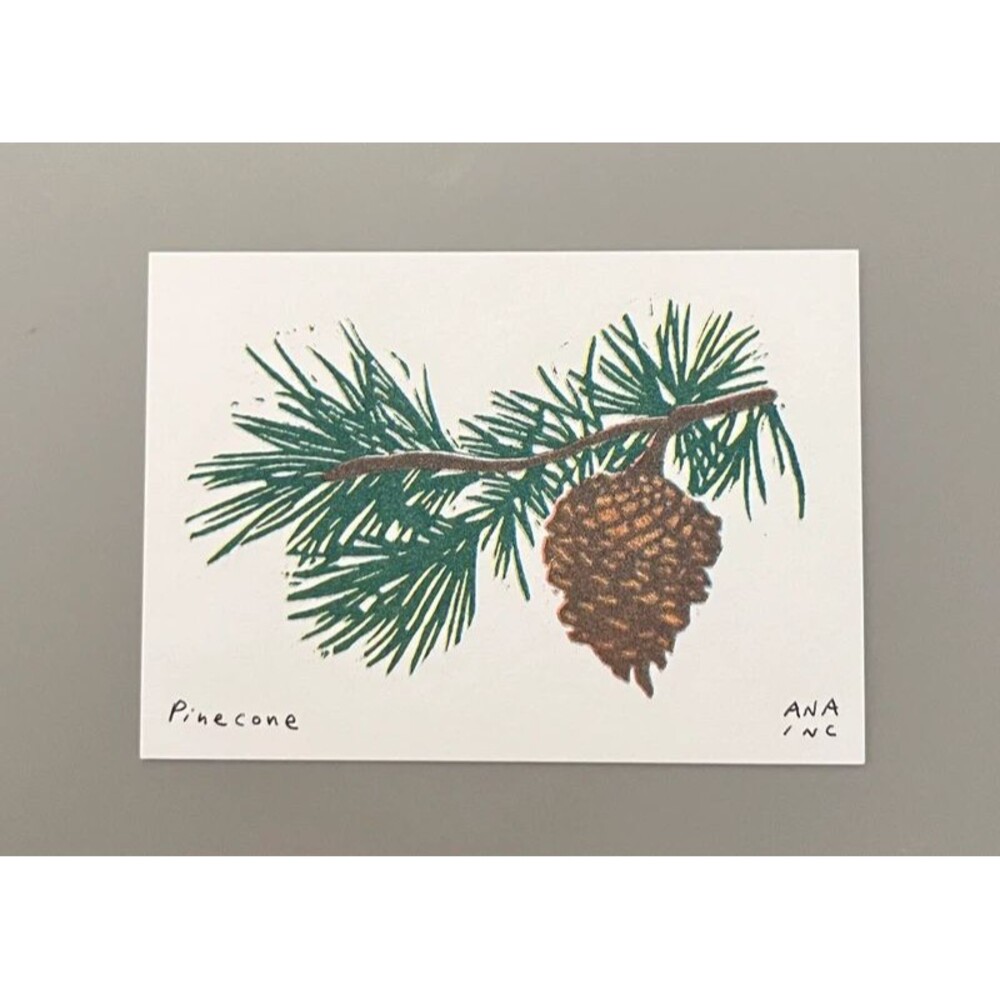 Ana Inciardi Mini Print - Pinecone